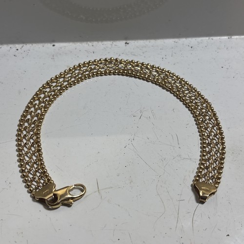 Vintage 9ct gold mash - , with