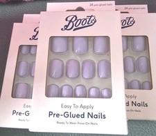 3 X Boots Pre-glued Nail Easy