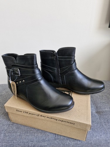 Ladies black faux leather - ladies,