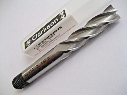 10mm end mill - long, hss
