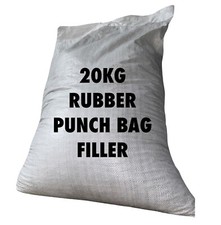 20kg Recycled Punch Bag Rubber Filler Sack - Very Heavy/Firm - Punch Bag Fill