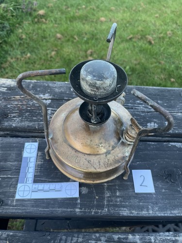 Brass paraffin stove british - -,
