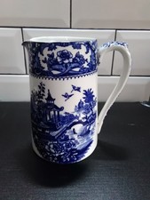 2 x Vintage 1930's? Olde Alton Ware BLUE & WHITE JUGS - Pagoda Design
