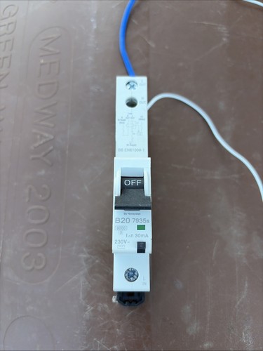 Sentry 20a rcbo - mk,