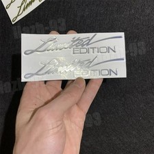 3D Silver Limited Edition Logo