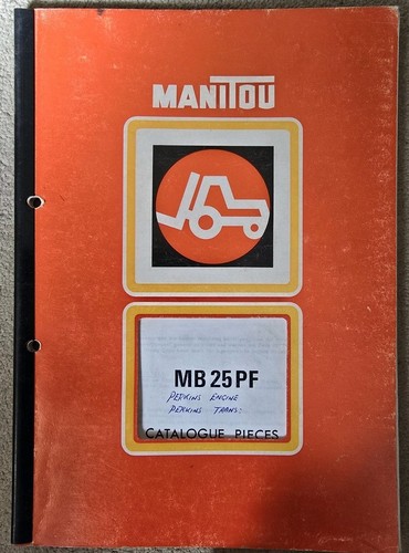Manitou mb25pf forklift - manitou,