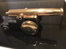 Brass Naval Cannon Artillery Desk Top Model Ornament for Man Cave 16cms.