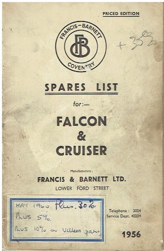 Francis barnett falcon - barnett, &