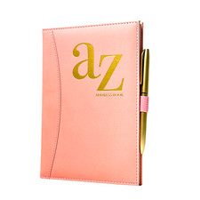 A5 Index Address Book Leather