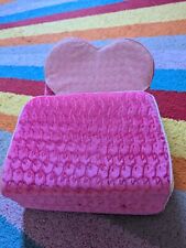 Build A Bear Workshop Pink Heart Chair/Sofa Bed