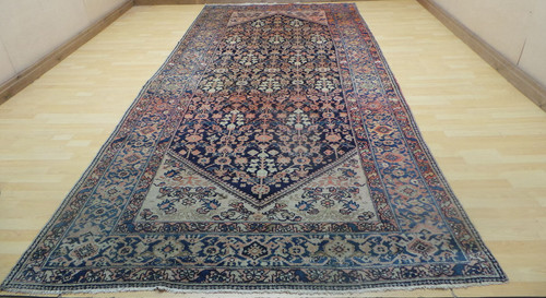 Antique hall runner carpet - runner, rug