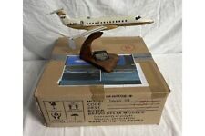 BRAVO DELTA MODELS EMBRAER 135 EXECUTIVE MODEL Jet Plane on Stand Handmade