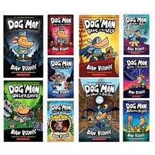 Dog Man Series 1-5-10 books Set dogman Children's Collection by Dav Pilkey