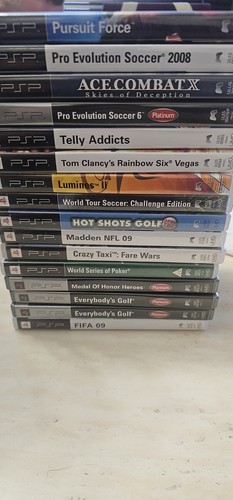 16x sony psp games - psp, bundle