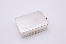 Antique silver vesta - antique, case