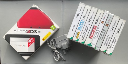 Nintendo 3ds red black - nintendo, red/black