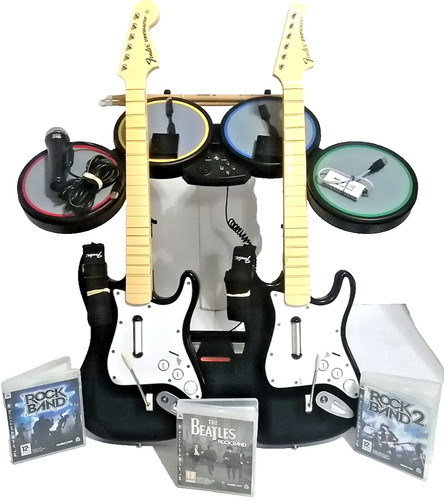 Ps3 rock band - ps3, fender