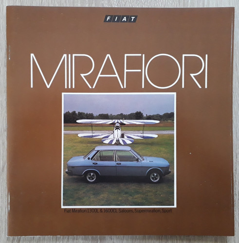 Fiat mirafiori range - mirafiori, brochure