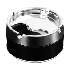 Spinning ashtray with lid - with,