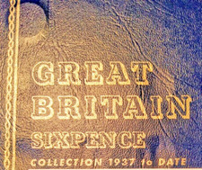GB Sixpence Whitman Folder