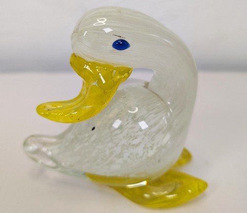 Vintage murano glass duck - murano,