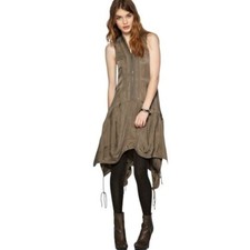 AllSaints Zeeda Dress Taupe