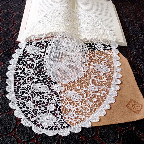 Oval lace table - oval,