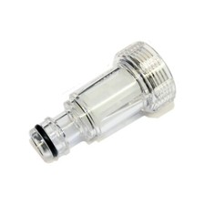 Pressure Washer Hozelock Inline Water Filter Tap Jet Power Wash Clear Mesh