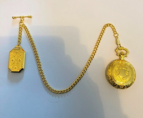 Gold colour albert - gold, chain