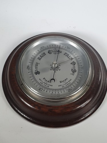 British made vintage aneroid - british,