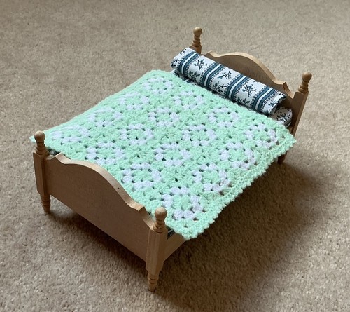 Hand crocheted dolls house - hand,