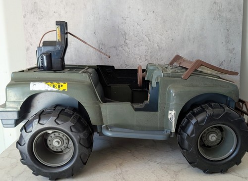 Vintage action man jeep - action,