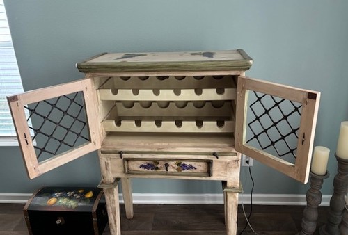 Beautiful wooden wine cabinet - beautiful,