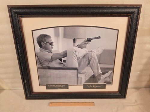 Framed steve mcqueen live - i,