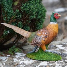 Pheasant resin sculpture home - sculpture,