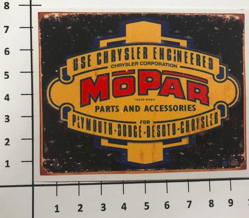 Mopar parts sticker - parts, chrysler