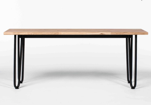 Modern solid oak wood table - modern,