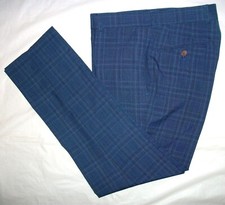 NEW TED BAKER Willsdo GLEN PLAID CHECK TROUSERS PANTS Wool Dress SUIT W 30 L 28