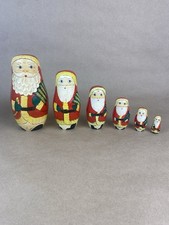 Vintage Santa Nesting Dolls