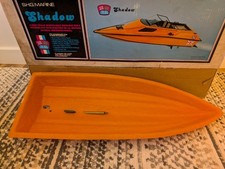 Vintage SHG Marine Shadow Glass Fibre RC Model Boat Speedboat Fast Kit Rare 
