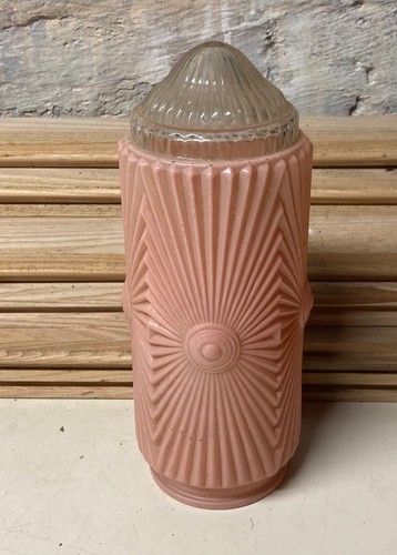 Vintage art deco pink glass - vintage,