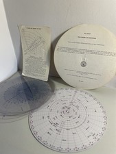 Star finder and identifier chart, 1961, No: 2102-D, by US Navy.