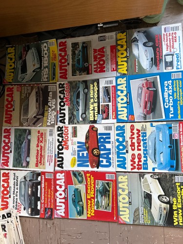 Autocar magazine joblot 1992 - autocar,