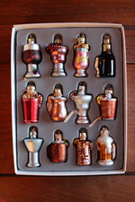 Set of 12 Glass Miniature