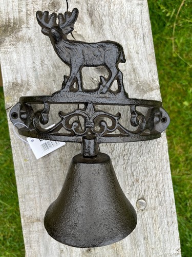 Cast iron bell wall mounted - iron,