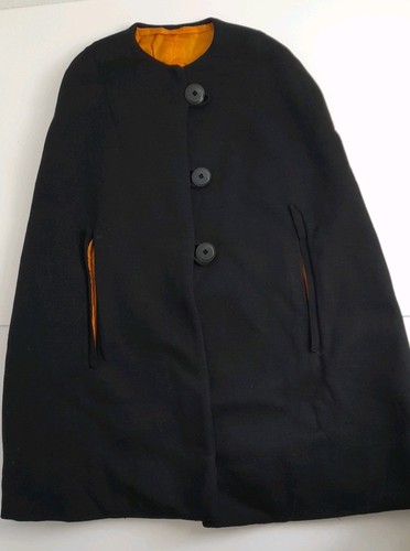 Vintage black cloak - cloak, a