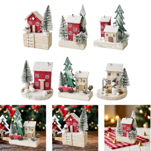 Small christmas snow - small, village