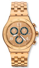 A Superb 2017 Swatch Irony Chrono YVG403G SPIPAT, EXC COND, Papers,Box, New Batt