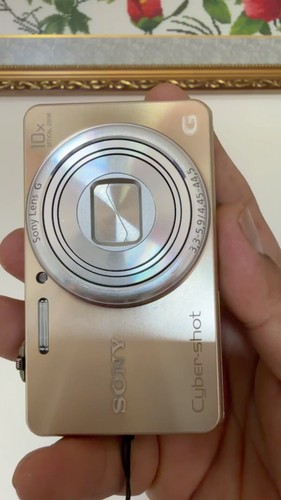 Sony cyber shot - sony, gold
