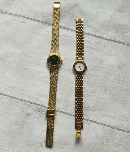 Ladies quartz watches - watches, gold